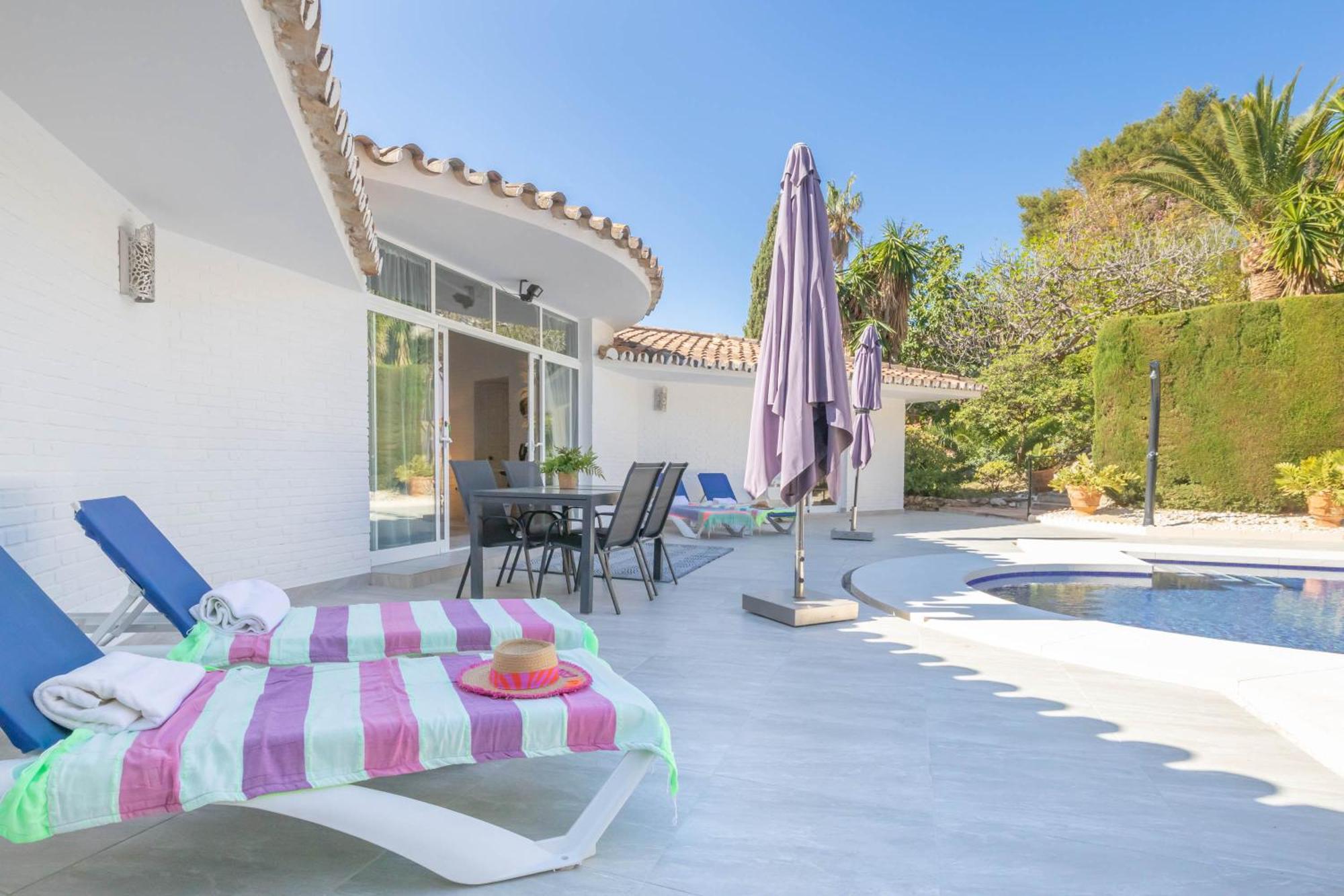 Pool Villa Rancho Domingo Family Friendly - Happy Rentals Benalmadena Ngoại thất bức ảnh