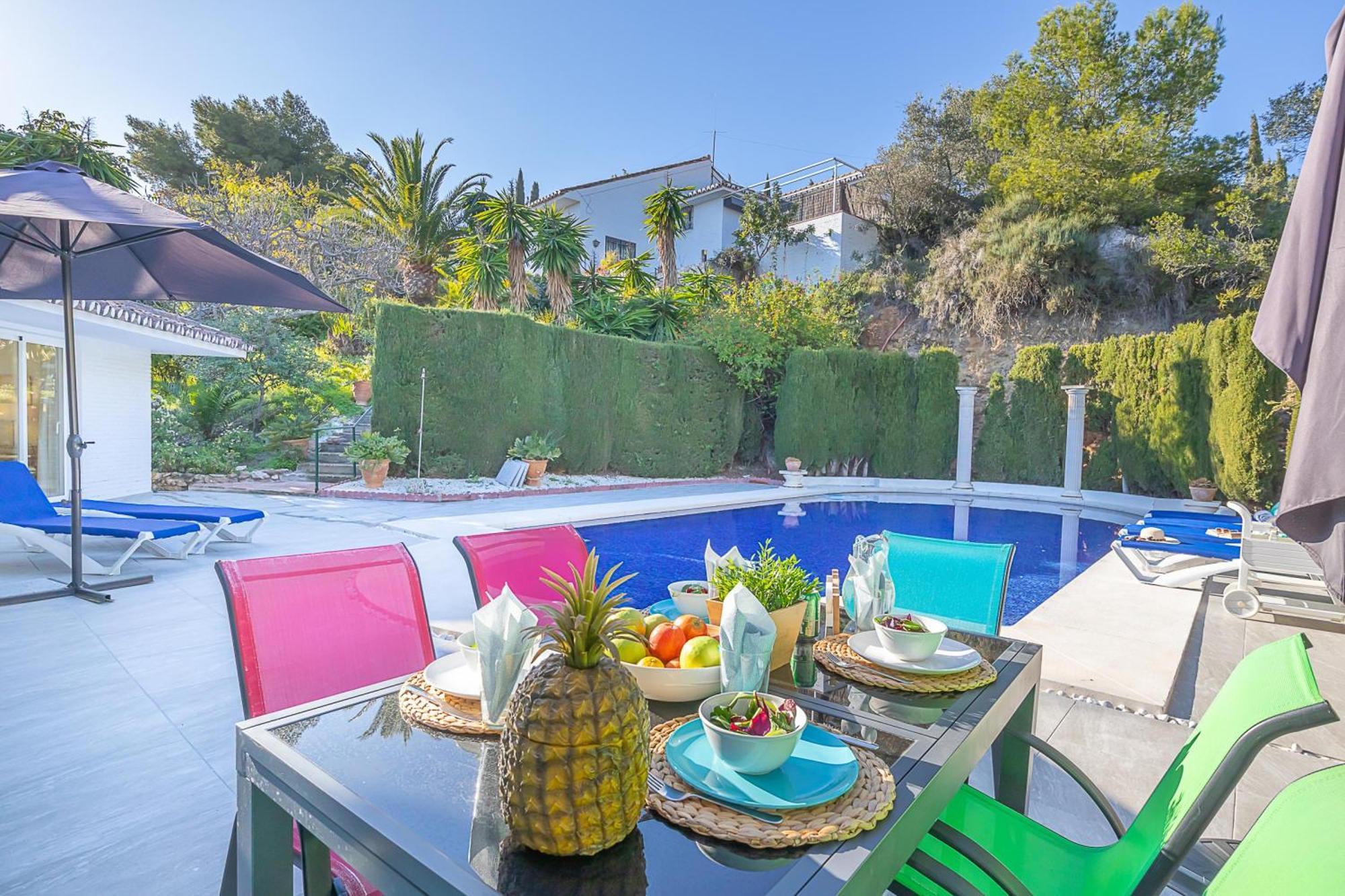 Pool Villa Rancho Domingo Family Friendly - Happy Rentals Benalmadena Ngoại thất bức ảnh
